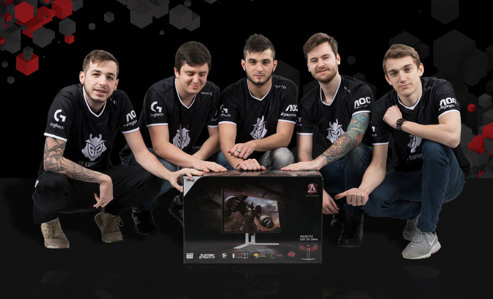 AOC partner G2 Esports